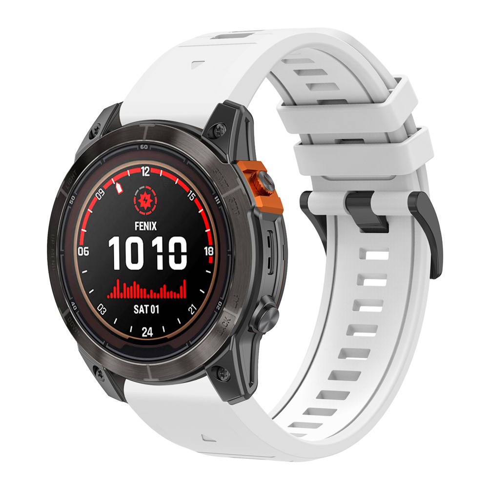 Garmin - Fenix 8 51mm Quick Silicone Stap White — correa (foto 4 de 5)