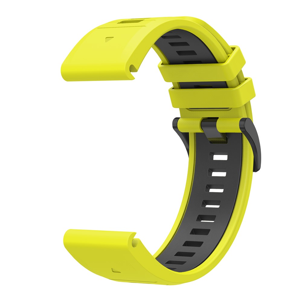 Garmin - Fenix 8 51mm Quick Silicone Stap Green Black — correa (foto 3 de 5)