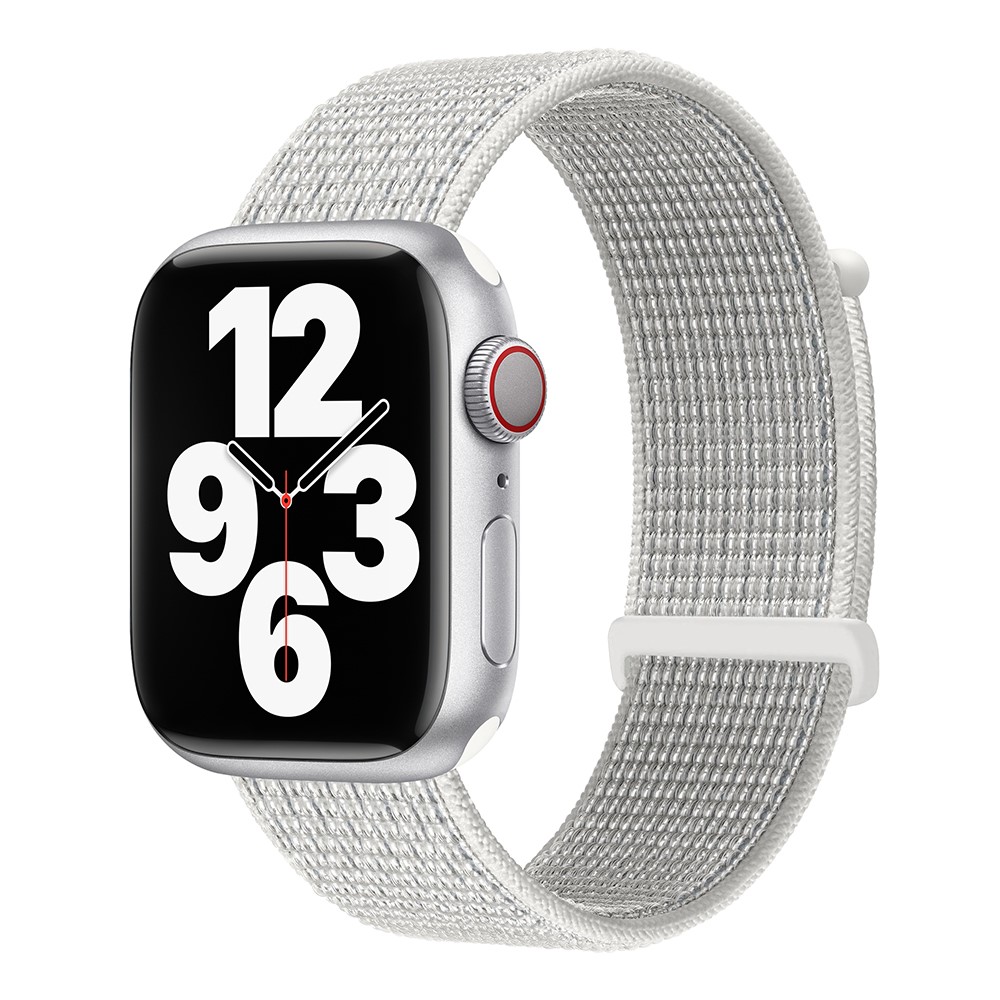 Apple Watch 41/42mm - KALEBOL Nylon Strap Reflective White — correa (foto 2 de 5)