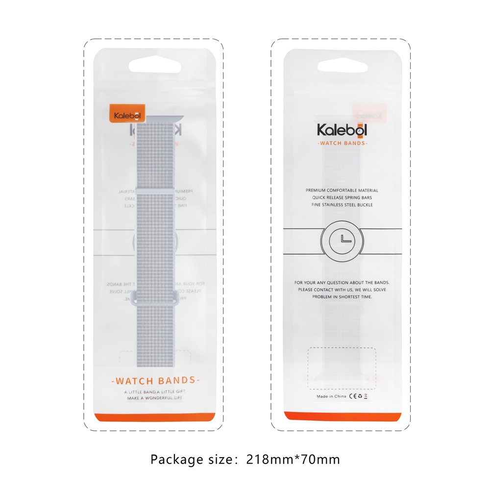 Apple Watch 41/42mm - KALEBOL Nylon Strap Light Mint — correa (foto 5 de 5)