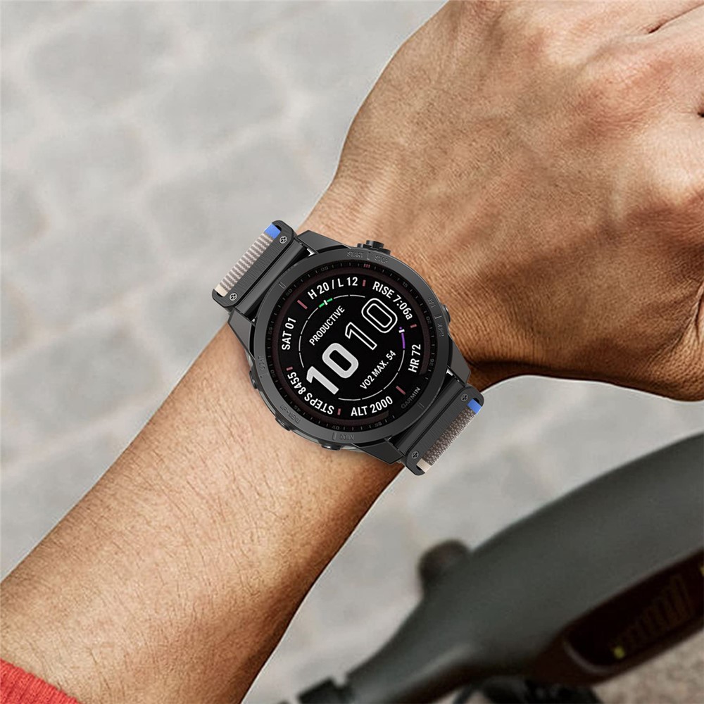 Garmin - Fenix 8 51mm Nylon Loop Grey — correa (foto 5 de 5)