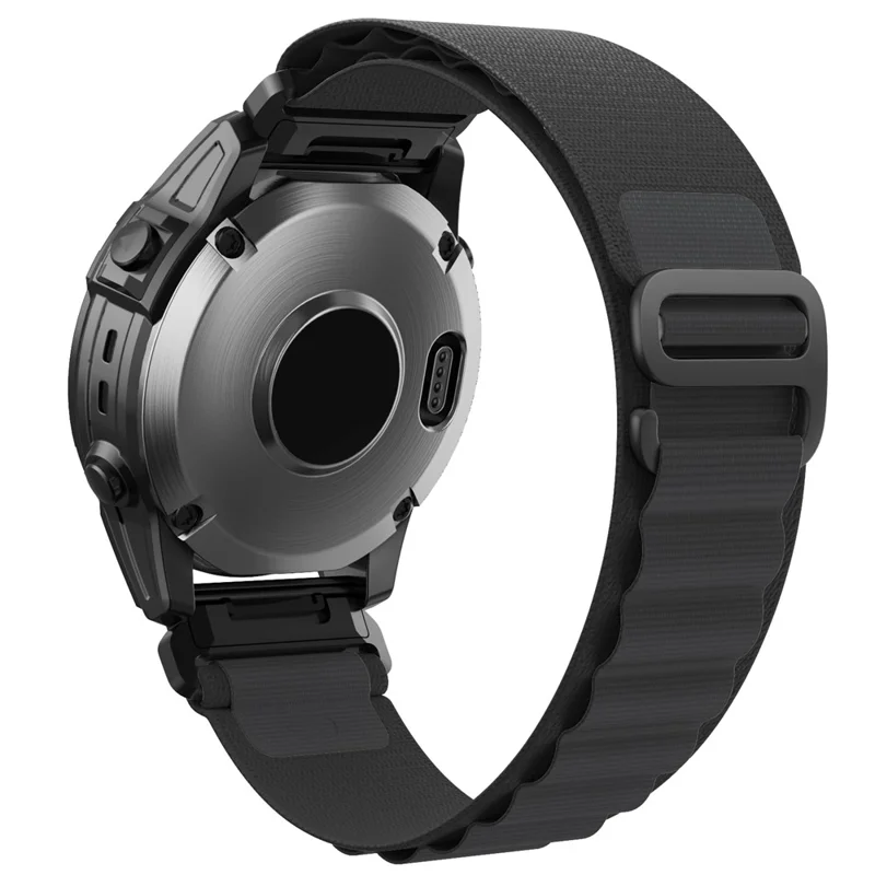 Garmin - Fenix 7X/7X Pro Nylon Strap Black — correa