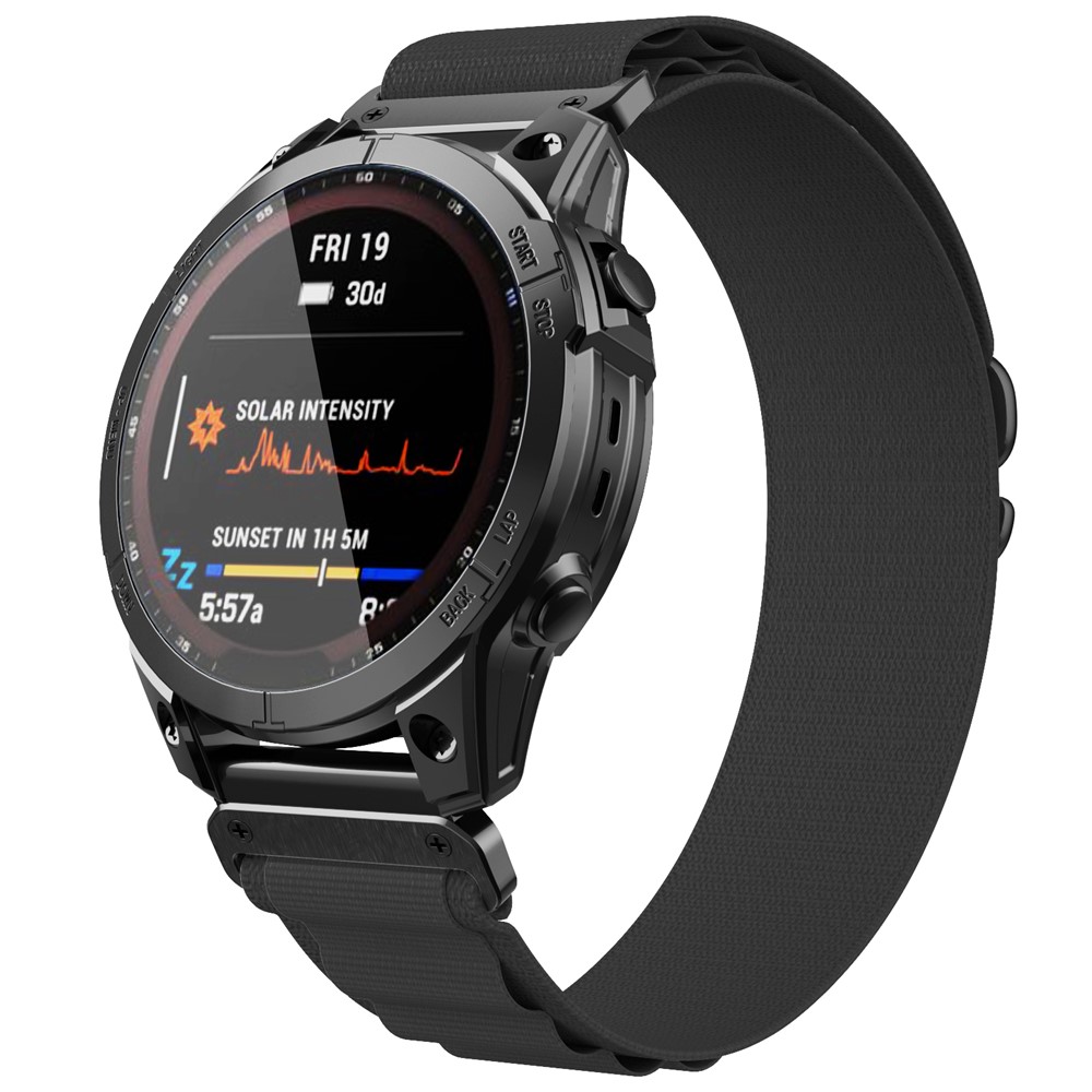 Garmin - Fenix 7X/7X Pro Nylon Strap Black — correa (foto 4 de 5)