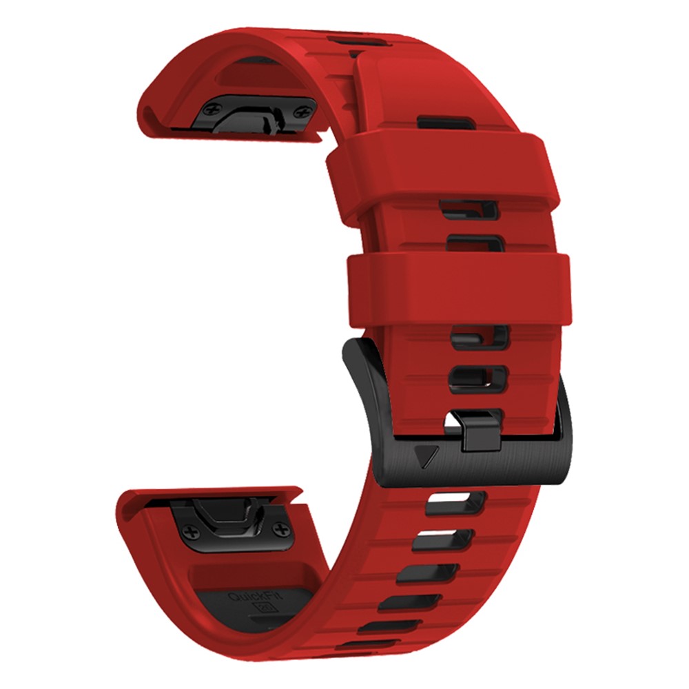 Garmin - Fenix 7X/7X Pro Dual Color Sport Strap Red Black — correa (foto 3 de 5)