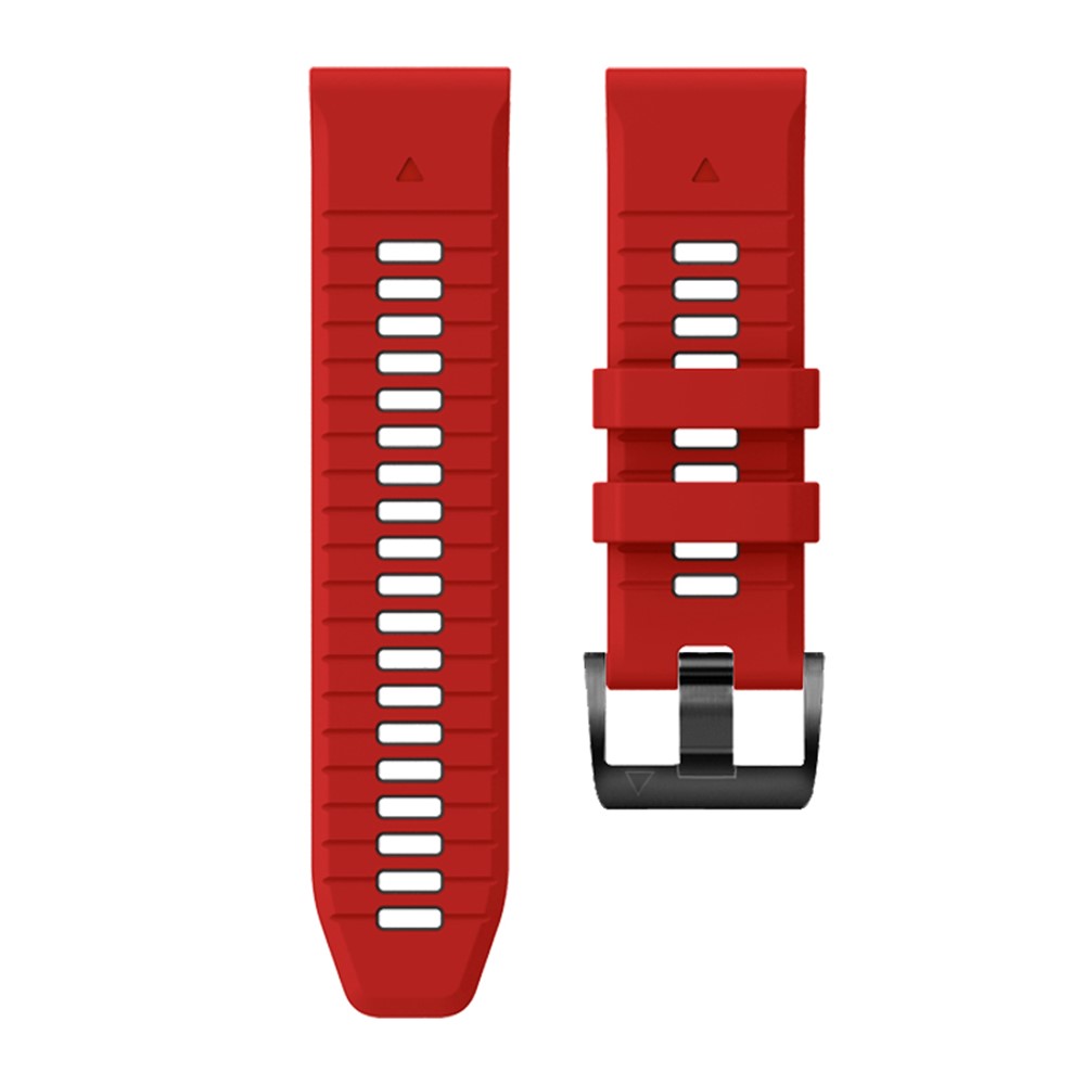 Garmin - Fenix 7X/7X Pro Dual Color Sport Strap Red Black — correa (foto 4 de 5)