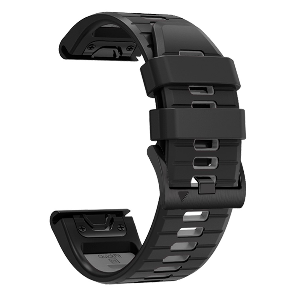 Garmin - Fenix 7X/7X Pro Dual Color Sport Strap Black Grey — correa (foto 3 de 5)