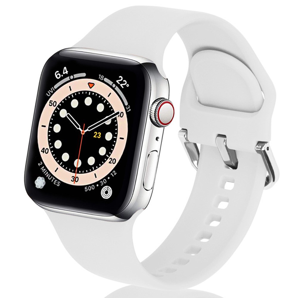 Apple Watch 41/42mm - KALEBOL Silicone Strap White — correa (foto 3 de 5)