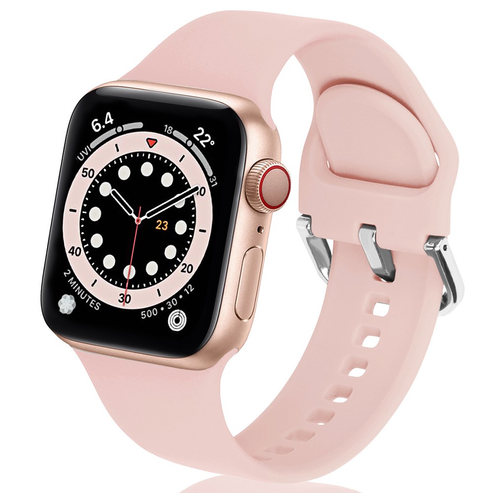 Apple Watch 41/42mm - KALEBOL Silicone Strap Pink — correa (foto 3 de 5)