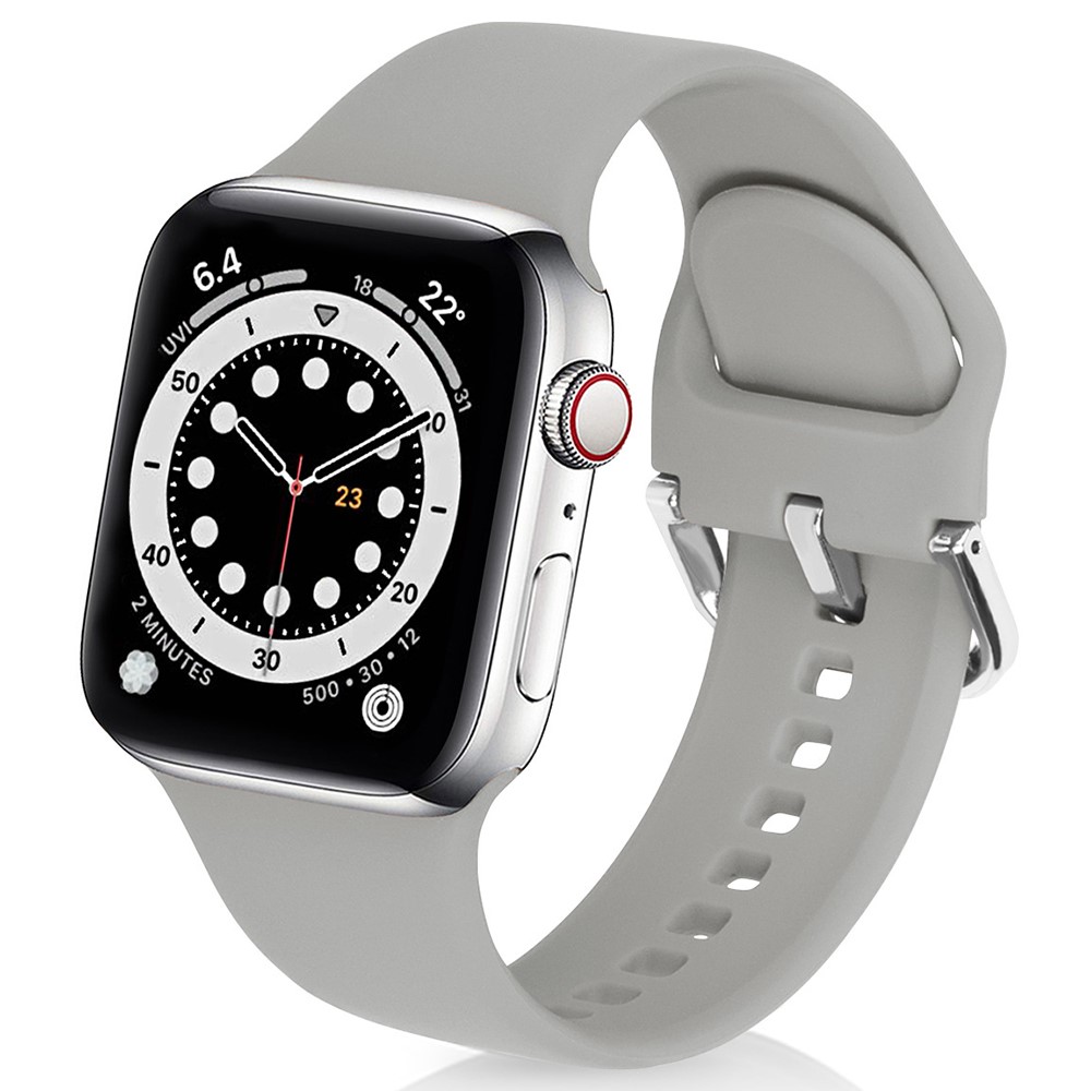Apple Watch 41/42mm - KALEBOL Silicone Strap Grey — correa (foto 3 de 5)