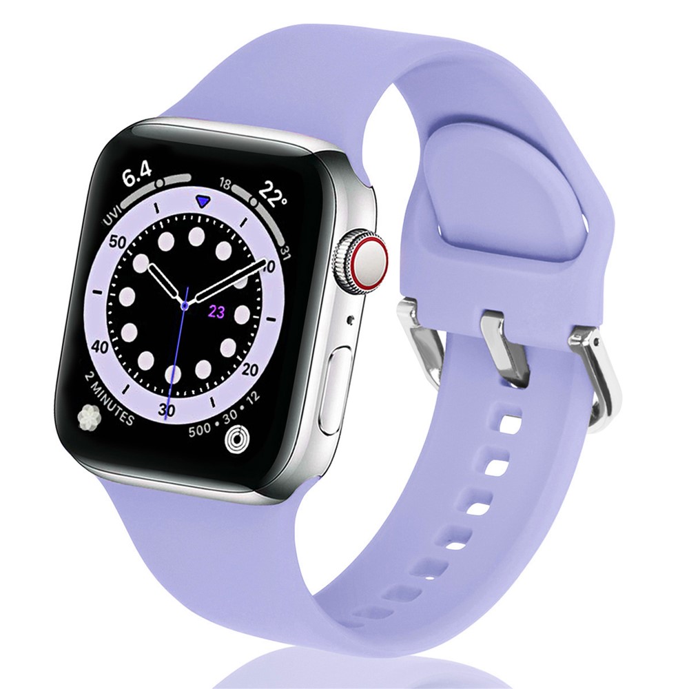 Apple Watch 41/42mm - KALEBOL Silicone Strap Light Purple — correa (foto 2 de 5)