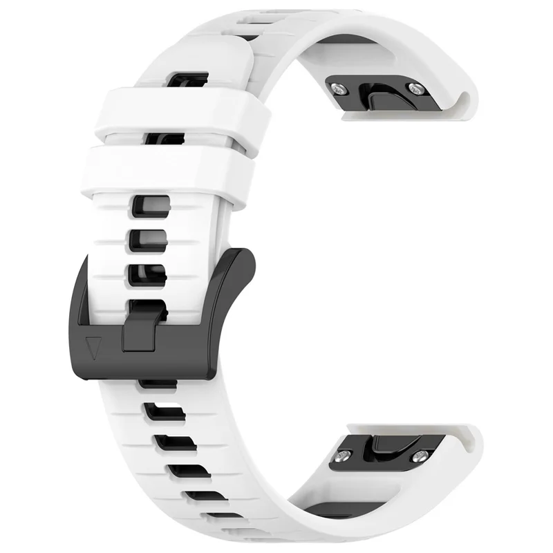 Garmin - Fenix 7X/7X Pro Silicone Band White Black