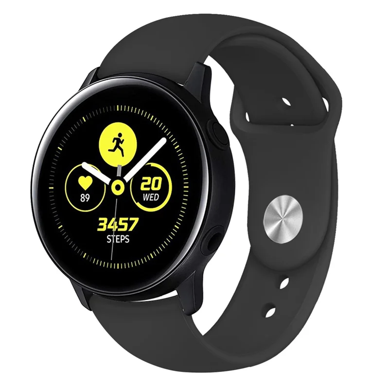 SmartWatch Band - Silicone 20mm Black — correa (foto 3 de 5)