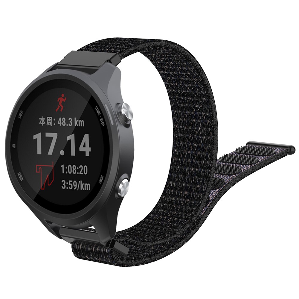 SmartWatch Band 20mm - Nylon Velcro Black — correa (foto 2 de 5)