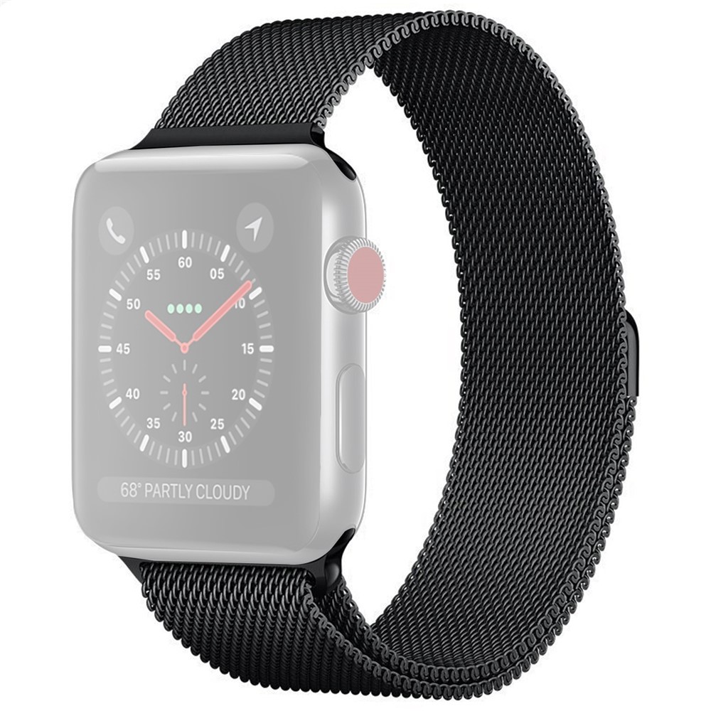 Apple Watch 44mm - Milanese Band Black — correa