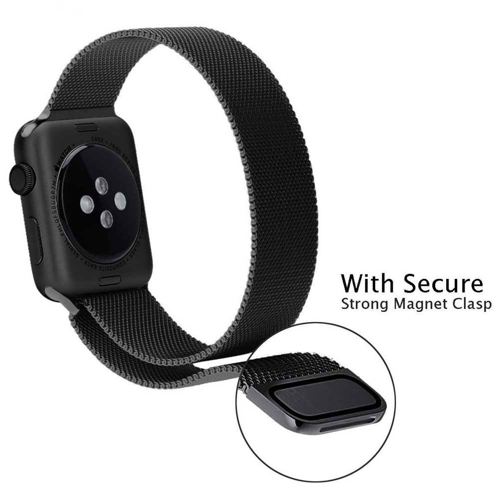 Apple Watch 44mm - Milanese Band Black — correa (foto 3 de 8)