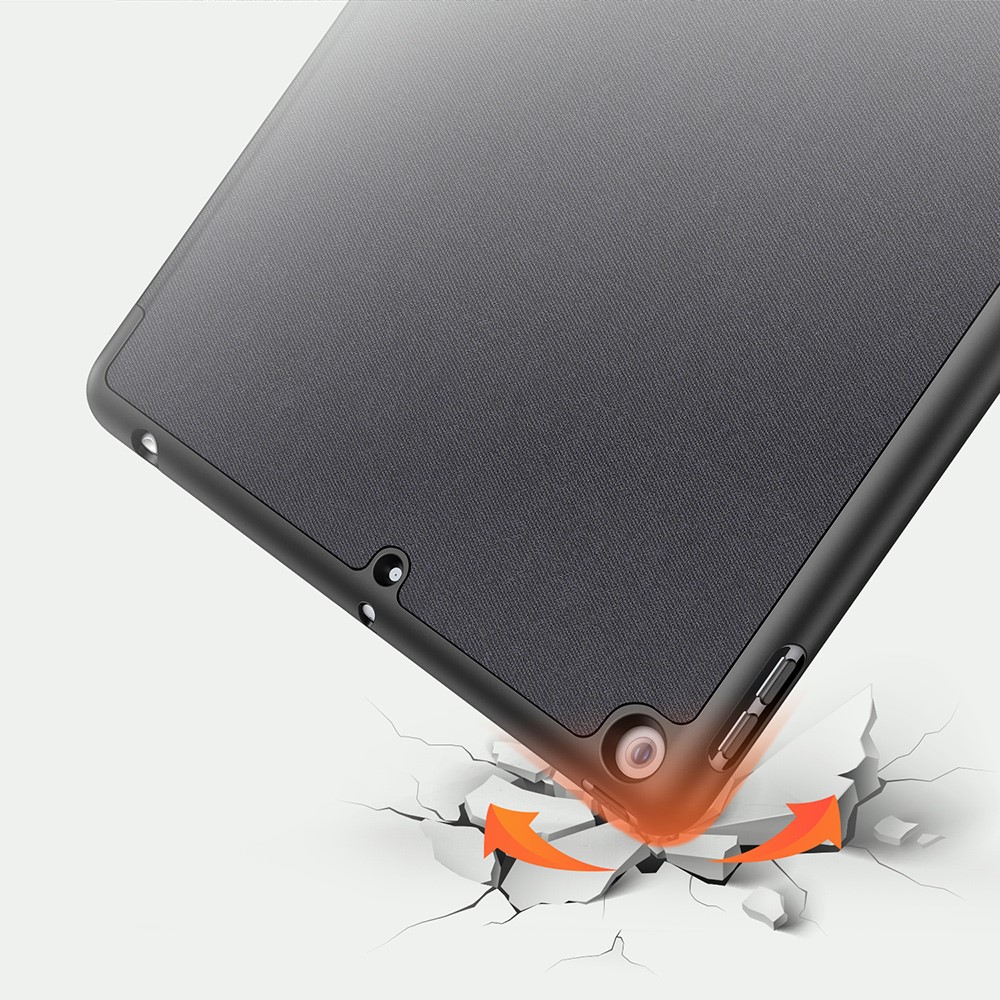 iPad 10.2 2019 - DUX DUCIS Domo Series Black — estuche (foto 10 de 12)