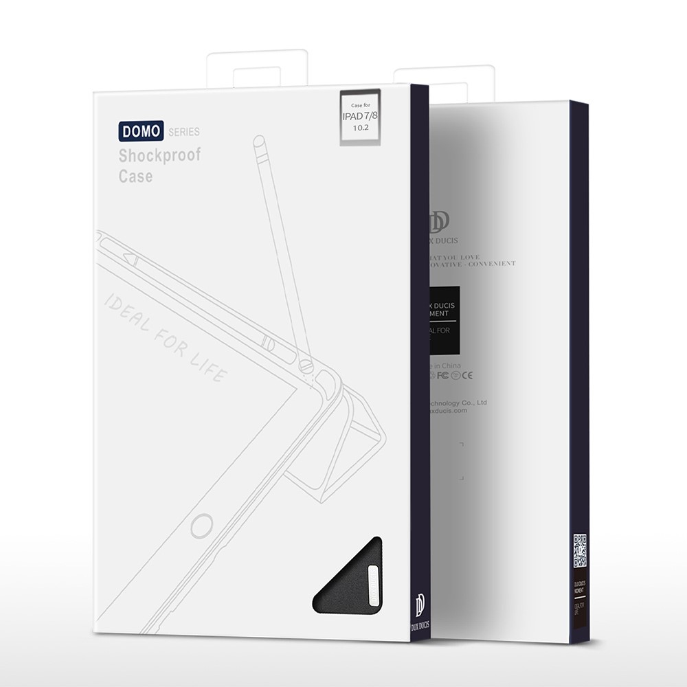 iPad 10.2 2019 - DUX DUCIS Domo Series Black — estuche (foto 12 de 12)