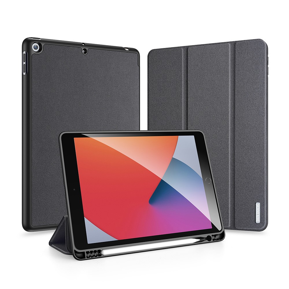 iPad 10.2 2019 - DUX DUCIS Domo Series Black — estuche (foto 2 de 12)