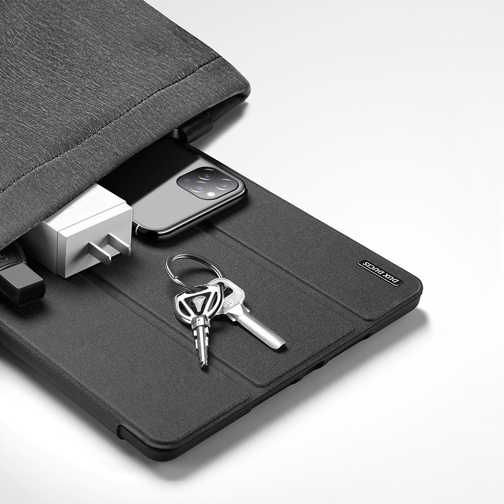 iPad 10.2 2019 - DUX DUCIS Domo Series Black — estuche (foto 6 de 12)