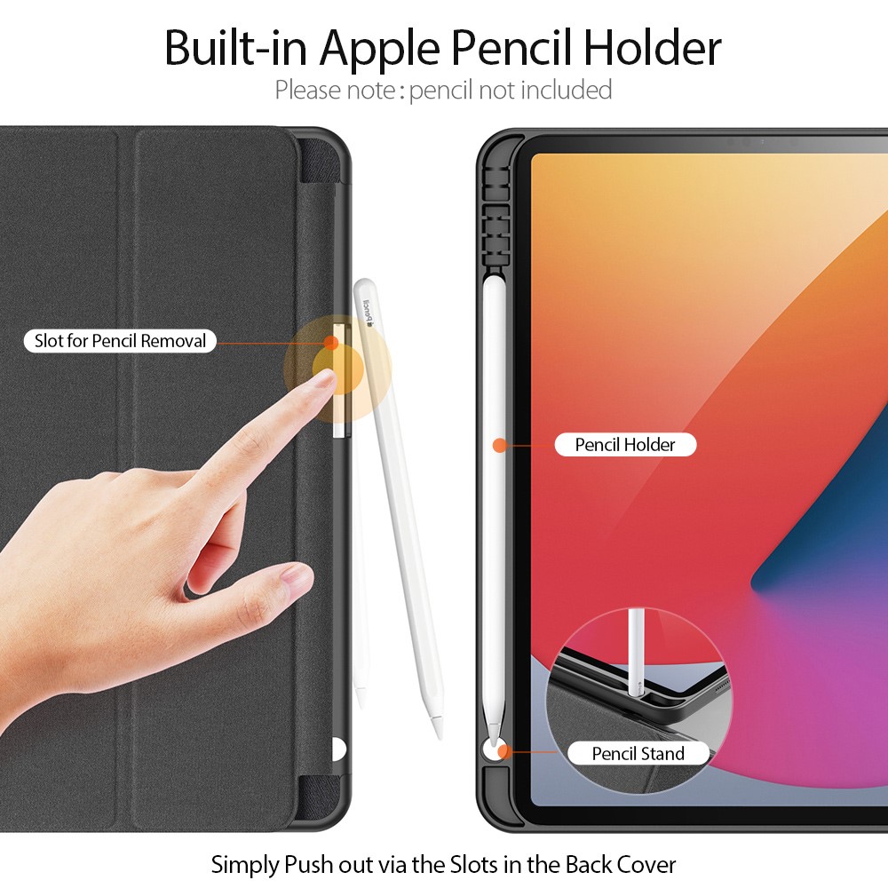 iPad Pro 11 2020 - DUX DUCIS Domo Series Black — estuche (foto 3 de 12)
