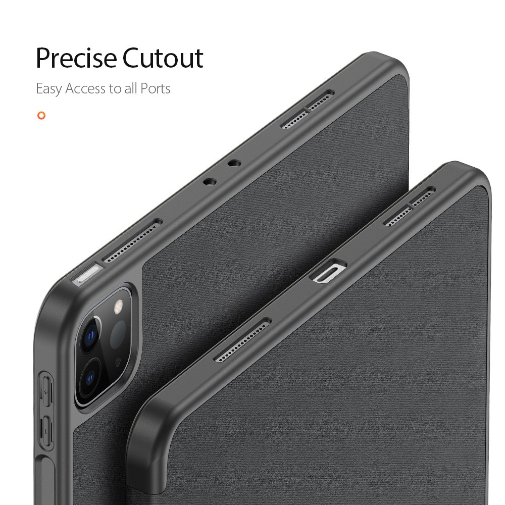 iPad Pro 11 2020 - DUX DUCIS Domo Series Black — estuche (foto 7 de 12)