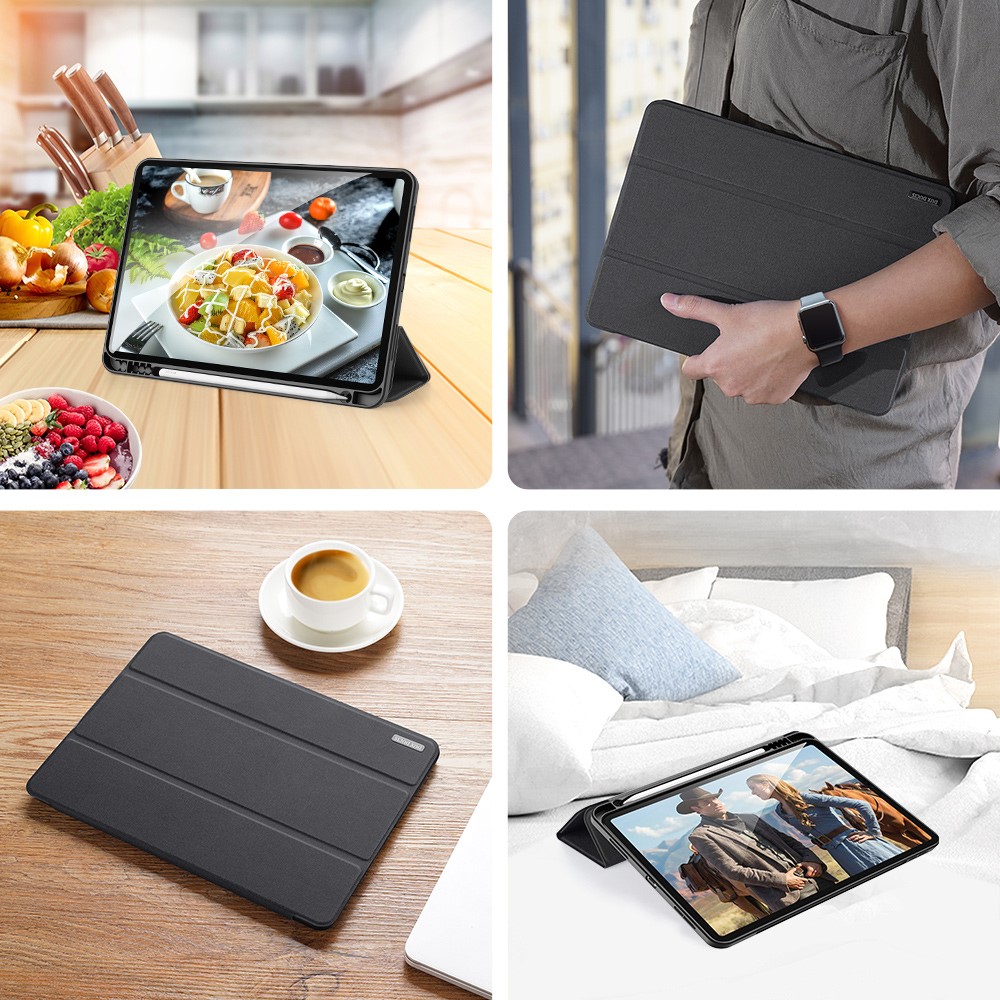 iPad Pro 11 2020 - DUX DUCIS Domo Series Black — estuche (foto 9 de 12)