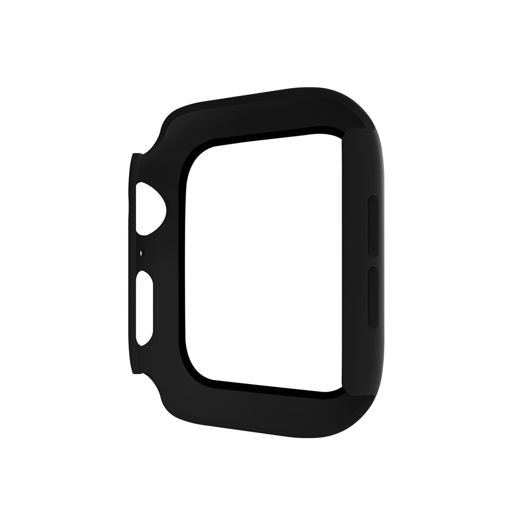 Apple Watch 44mm - PC + Tempered Glass Black — estuche (foto 2 de 10)
