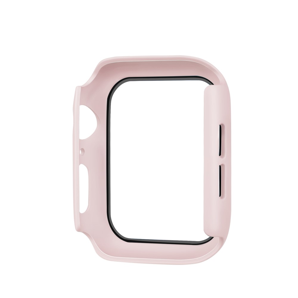 Apple Watch 44mm - PC + Tempered Glass Pink — estuche (foto 2 de 9)