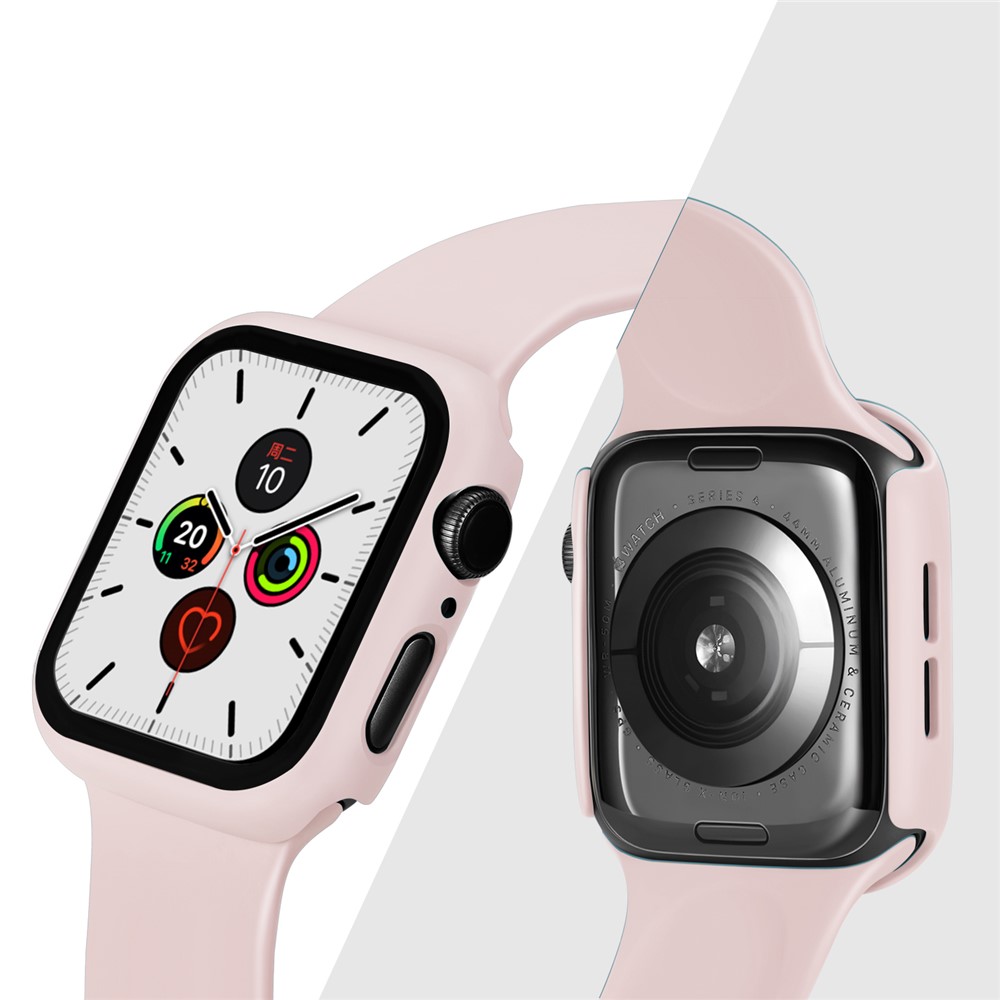 Apple Watch 44mm - PC + Tempered Glass Pink — estuche (foto 9 de 9)
