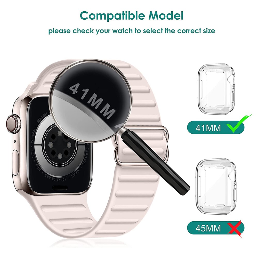 Apple Watch 41mm - TPU Transparent — estuche (foto 5 de 7)