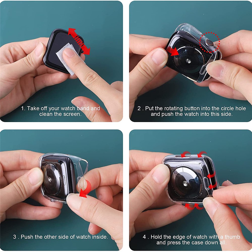 Apple Watch 41mm - TPU Transparent — estuche (foto 6 de 7)