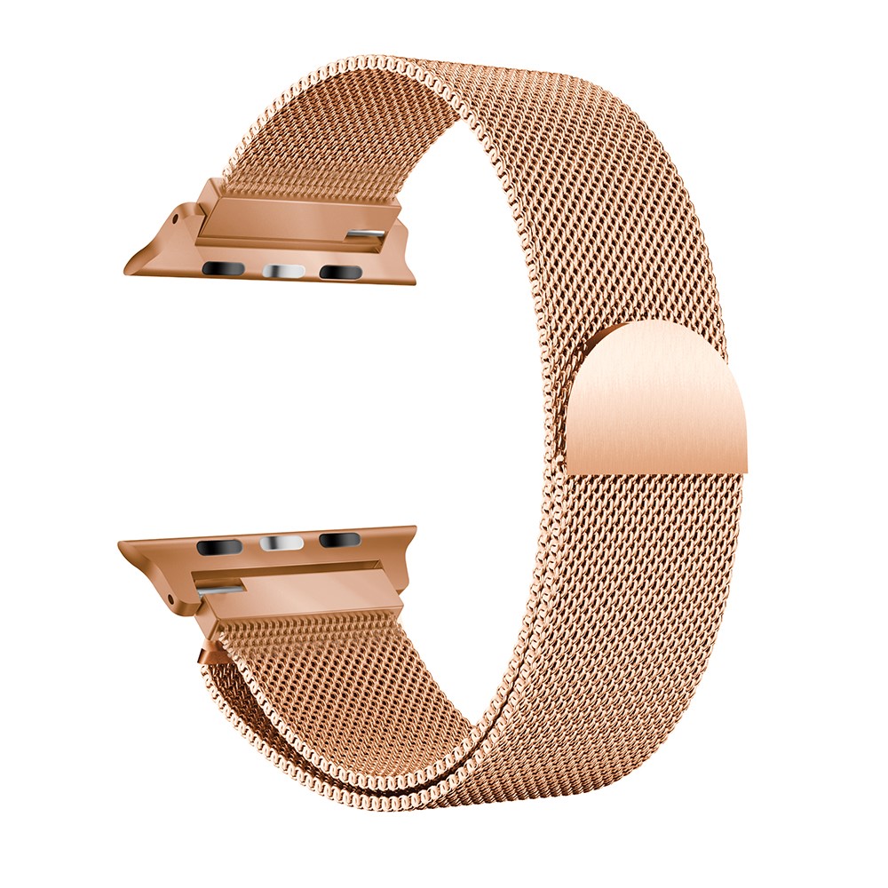 Apple Watch 45mm - Milanese Semicircular Gold — correa (foto 3 de 4)