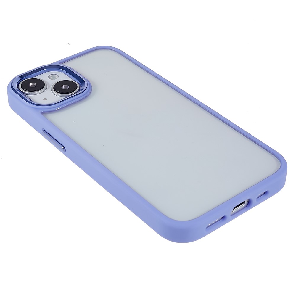 iPhone 14 - TPU Cover Metal Camera & Buttons Purple — estuche (foto 5 de 9)