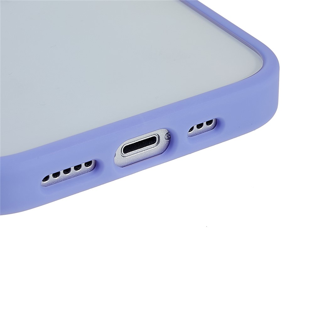 iPhone 14 - TPU Cover Metal Camera & Buttons Purple — estuche (foto 6 de 9)