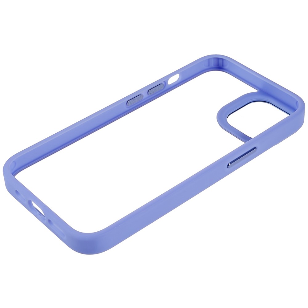 iPhone 14 - TPU Cover Metal Camera & Buttons Purple — estuche (foto 8 de 9)