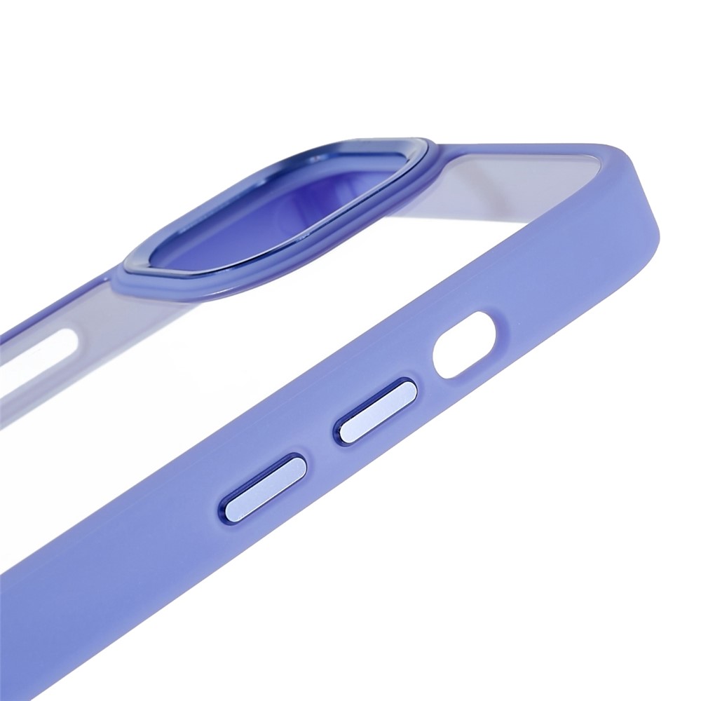 iPhone 14 - TPU Cover Metal Camera & Buttons Purple — estuche (foto 9 de 9)
