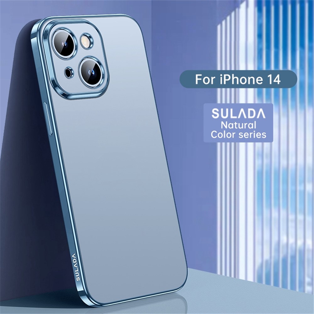 iPhone 14 - SULADA Electroplating Baby Blue — estuche (foto 2 de 3)