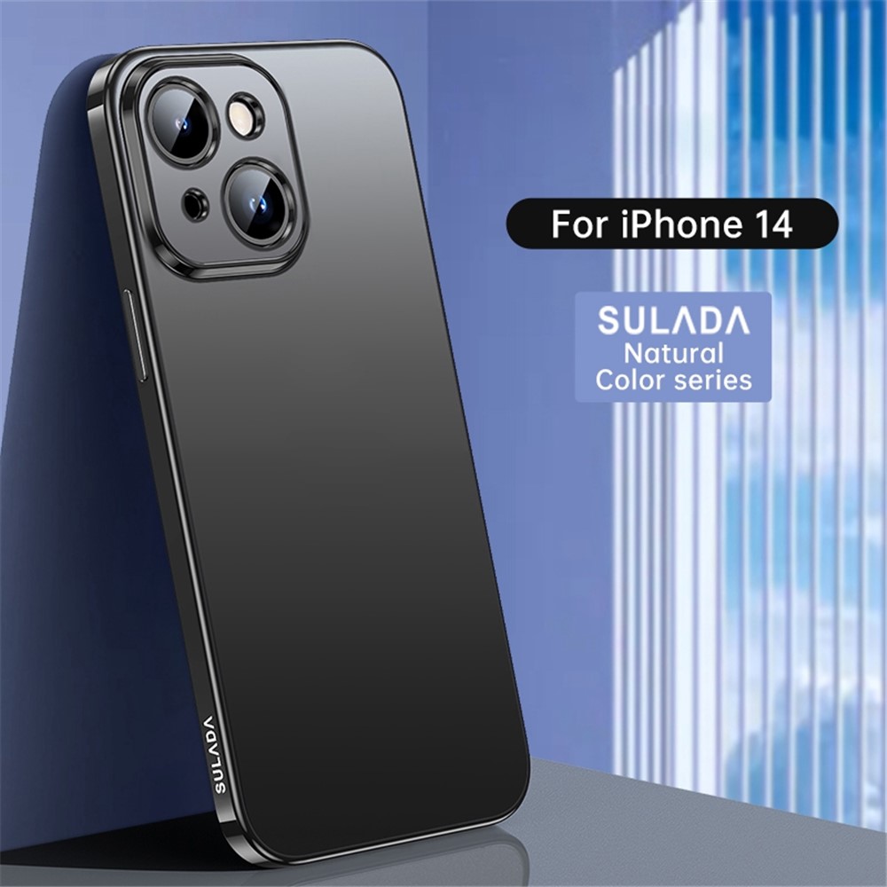 iPhone 14 - SULADA Electroplating Black — estuche (foto 2 de 3)