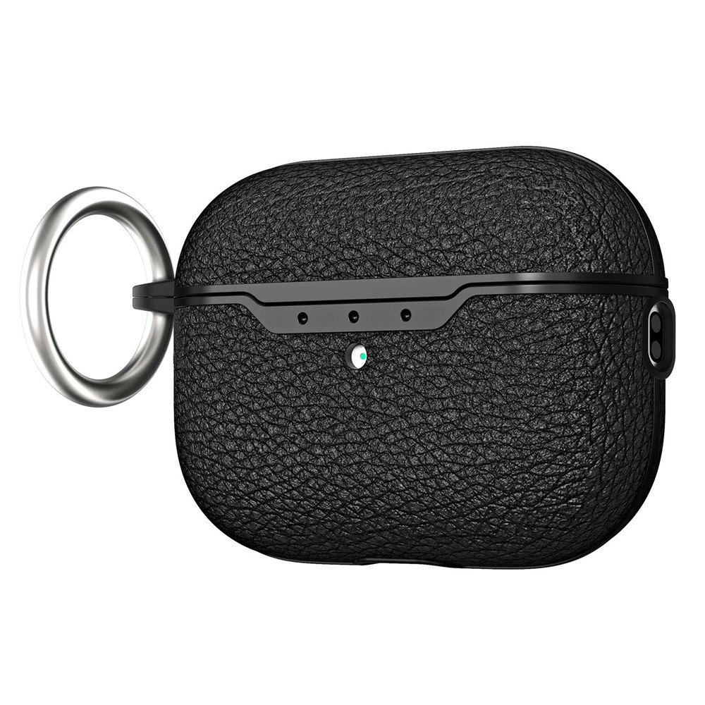 Apple AirPods Pro 2 - Litchi Texture Case Black