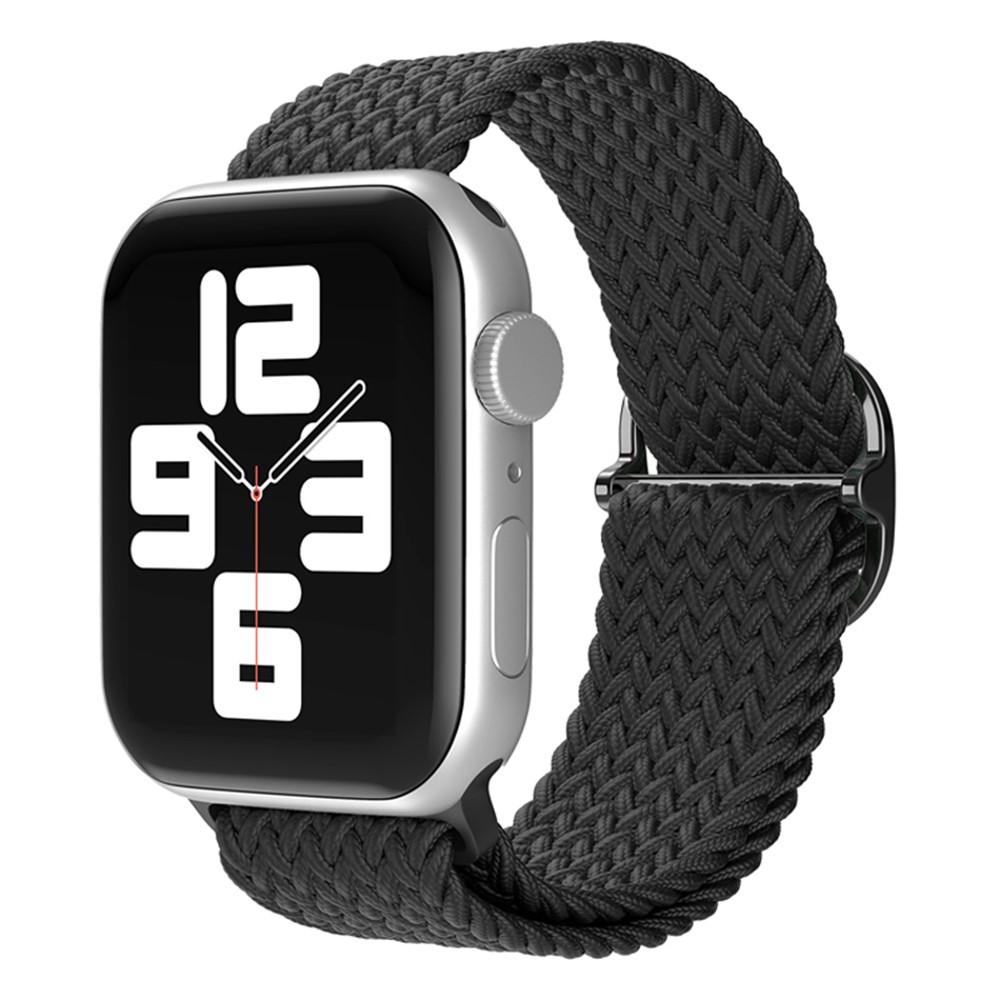 Apple Watch 45mm - Nylon Braided Black — correa (foto 2 de 5)