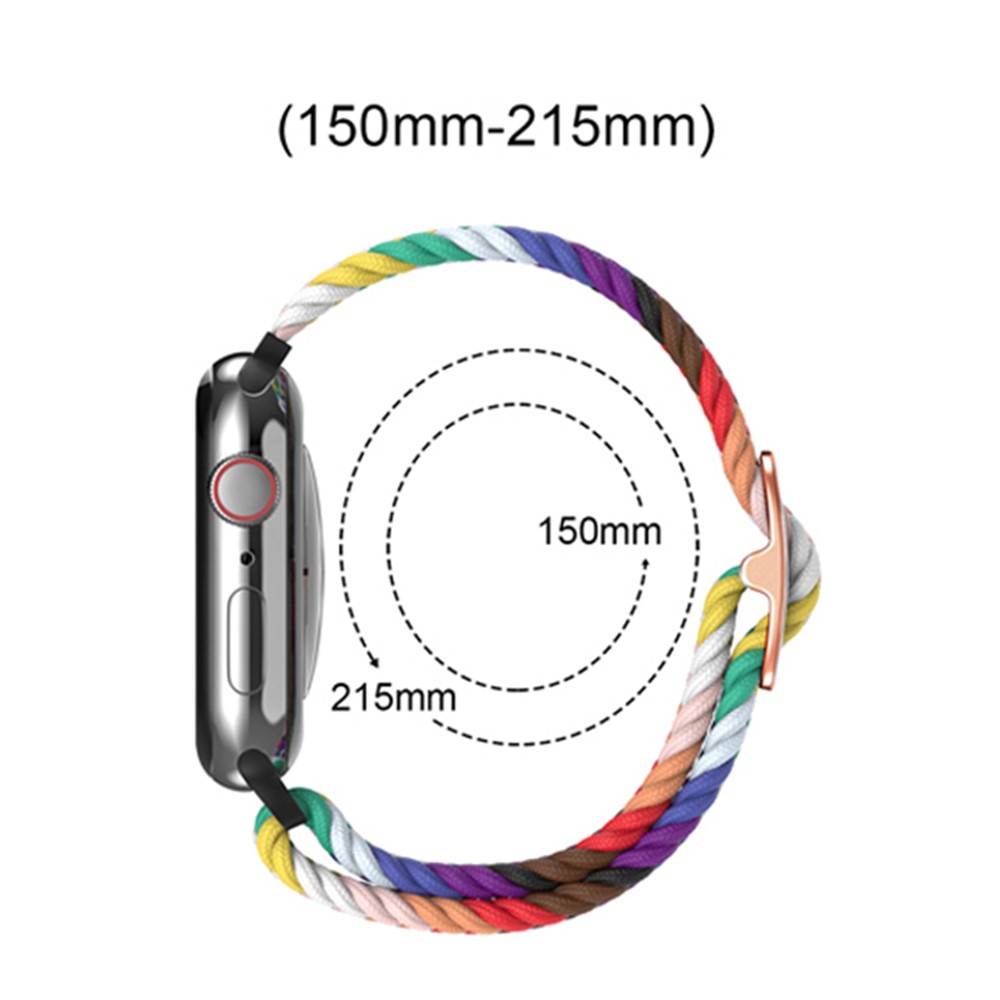 Apple Watch 45mm - Nylon Braided Black — correa (foto 5 de 5)