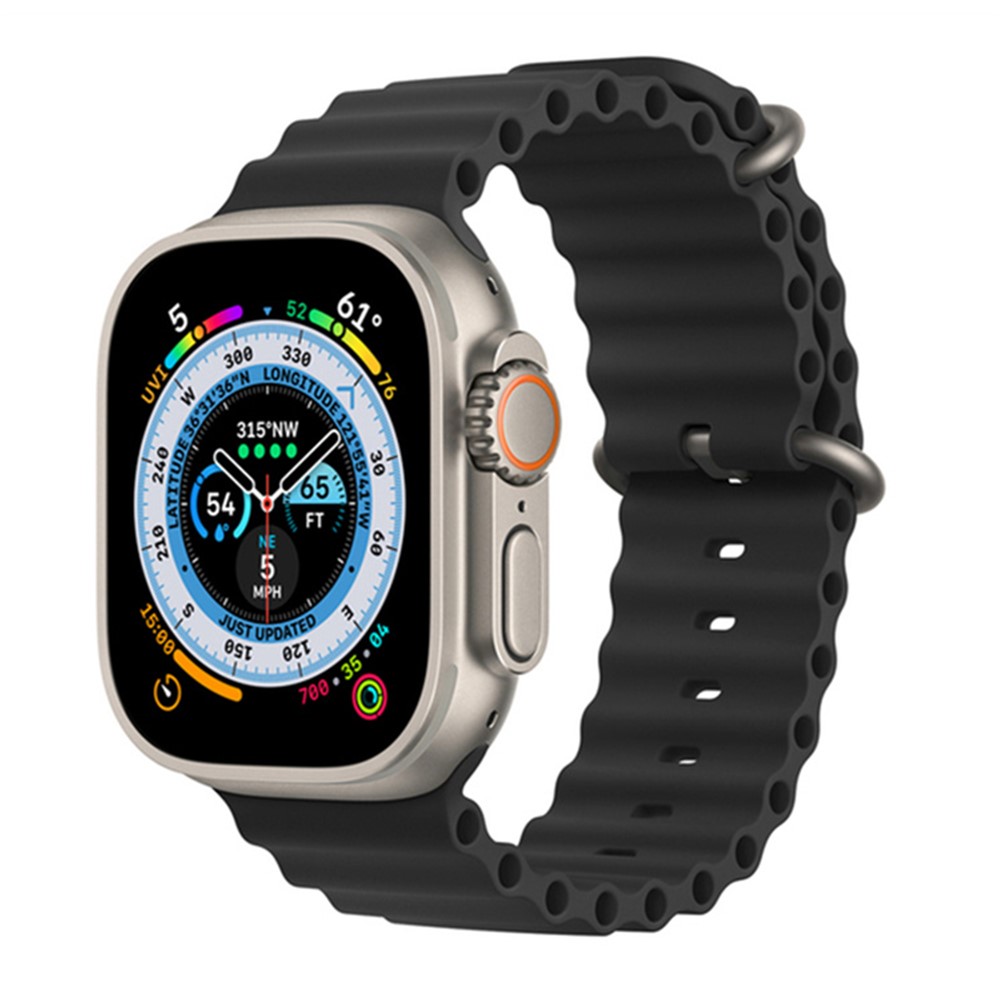 Apple Watch 45/49mm - Ocean Band Black — correa (foto 3 de 6)