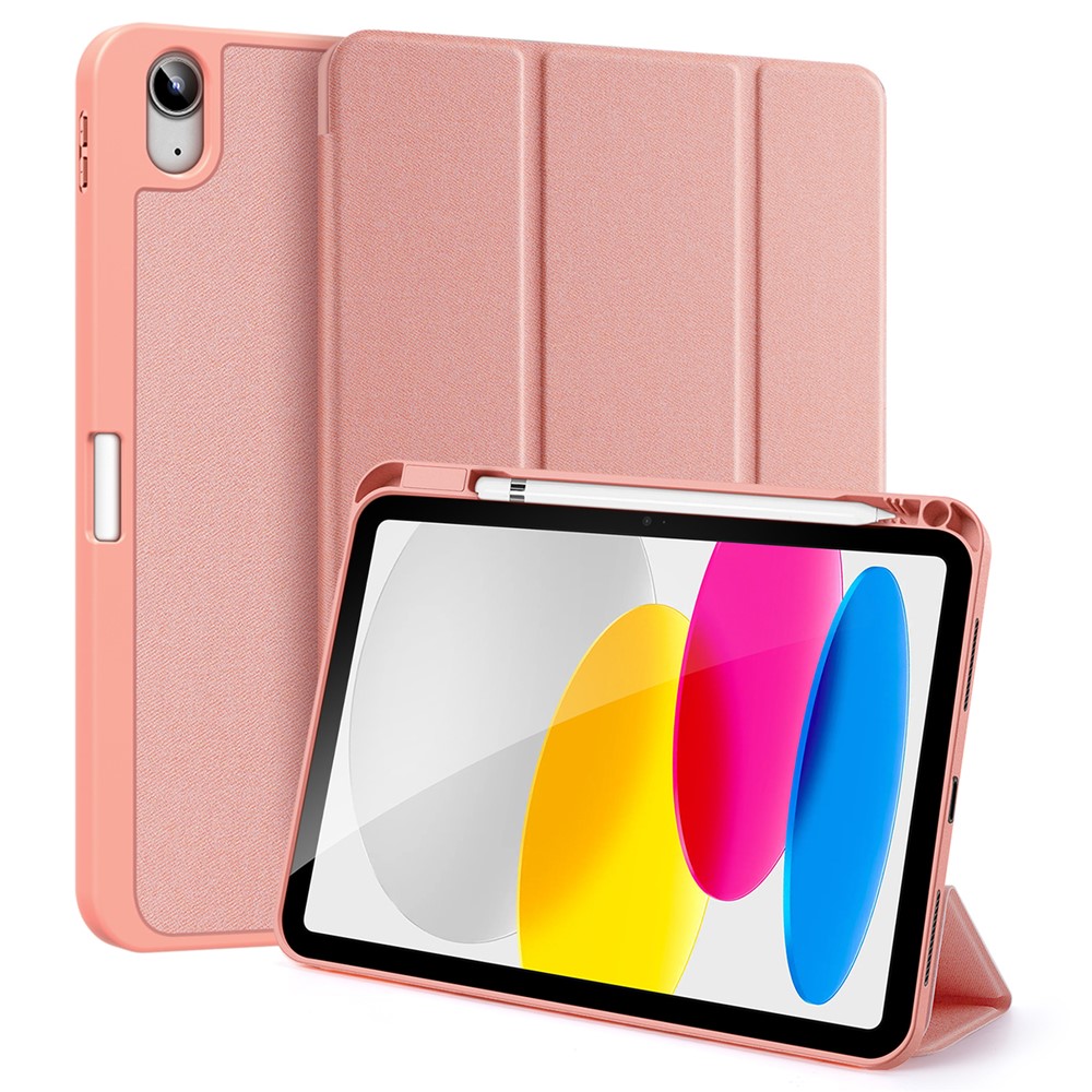 iPad 10.9 2022 - DUX DUCIS Domo Series Pink — estuche