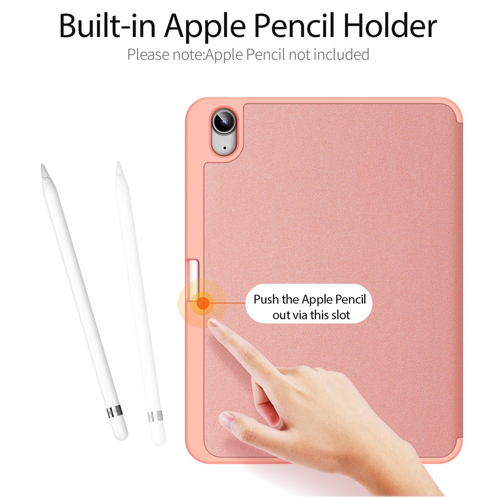 iPad 10.9 2022 - DUX DUCIS Domo Series Pink — estuche (foto 2 de 12)