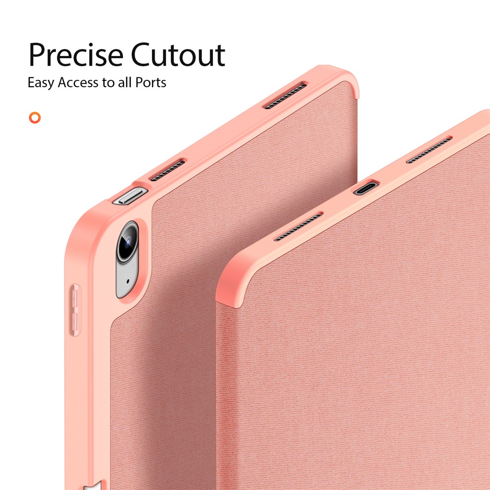 iPad 10.9 2022 - DUX DUCIS Domo Series Pink — estuche (foto 5 de 12)