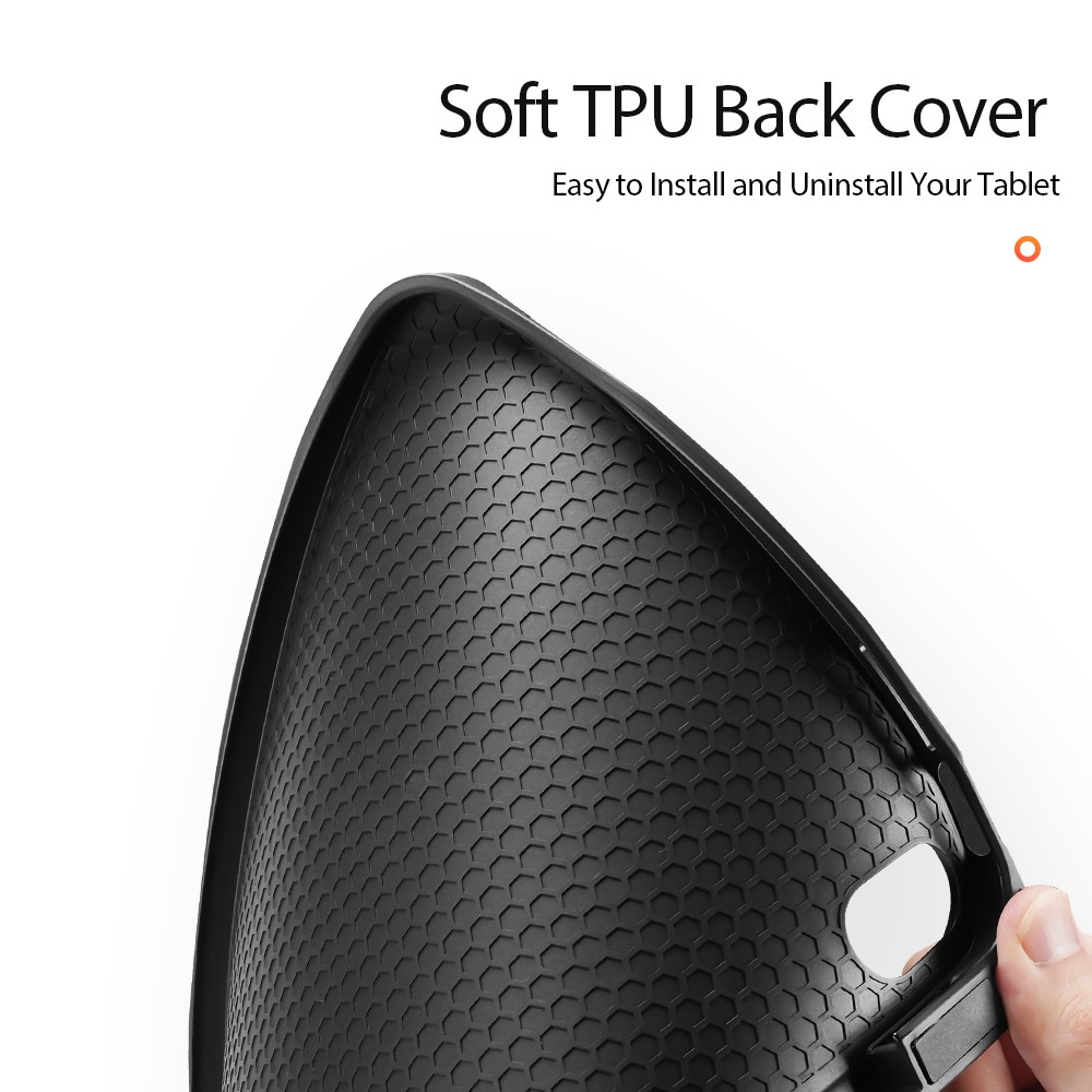 iPad 10.9 2022 - DUX DUCIS Domo Series Black — estuche (foto 10 de 12)