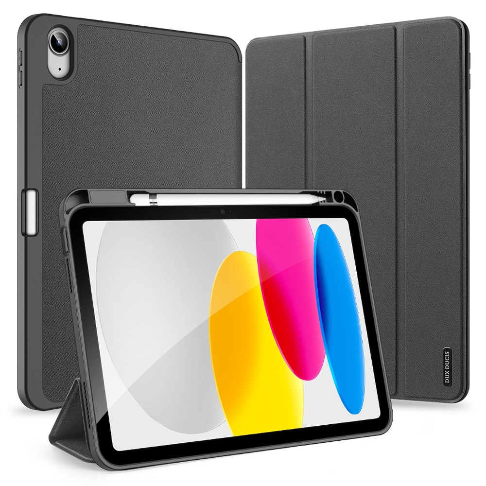 iPad 10.9 2022 - DUX DUCIS Domo Series Black — estuche (foto 11 de 12)