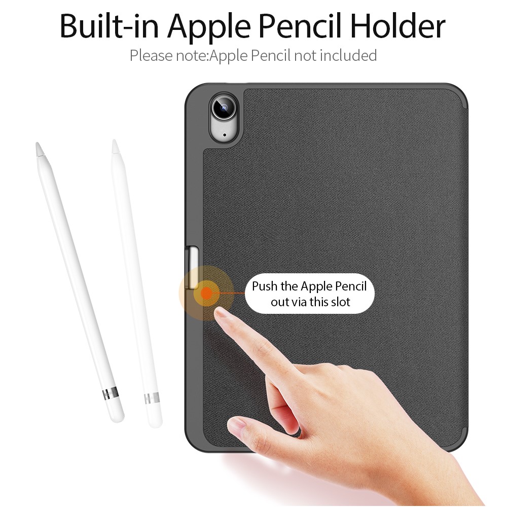 iPad 10.9 2022 - DUX DUCIS Domo Series Black — estuche (foto 2 de 12)