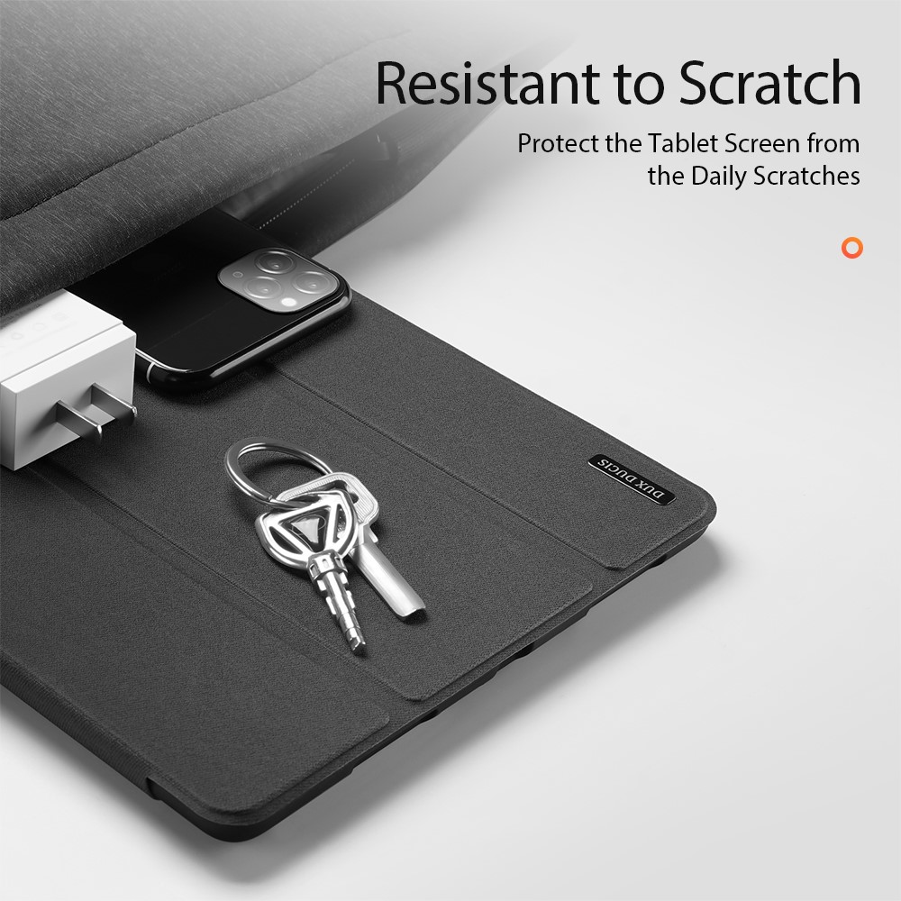 iPad 10.9 2022 - DUX DUCIS Domo Series Black — estuche (foto 4 de 12)