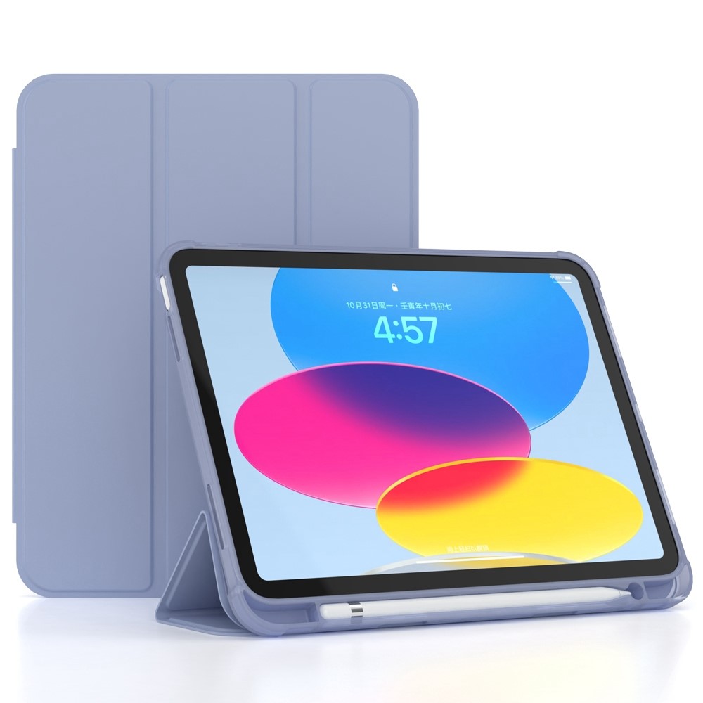 iPad 10.9 2022 - Leather Wallet Purple